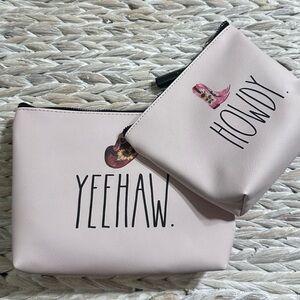 Rae Dunn YEEHAW & HOWDY Bag Set